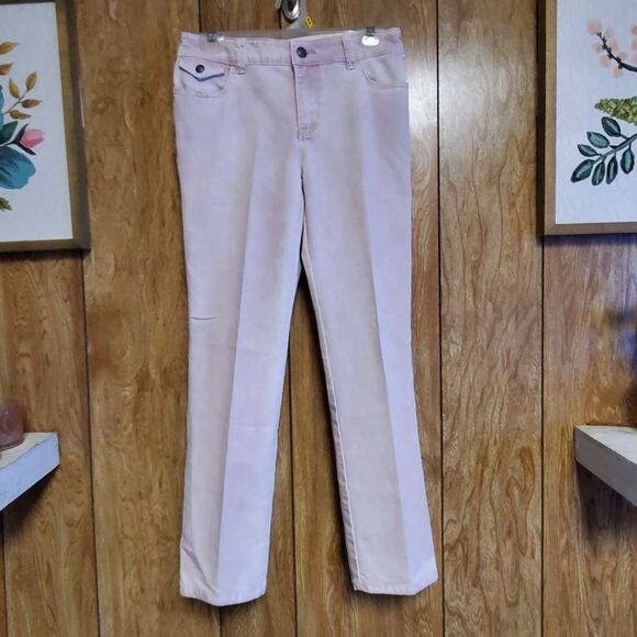 Chico's Pink Platinum Denim Ultimate Fit Jeans Size 4 - Picture 1 of 5